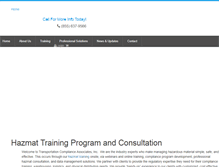 Tablet Screenshot of learnhazmat.com